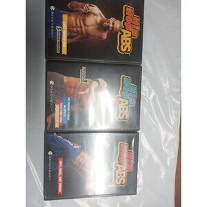 Lot of 3 HIP HOP ABS Workout DVDs Shaun T - 5 Workouts BEACH BODY
